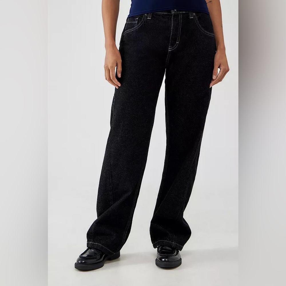 NWT UO BDG Jet Twisted Straight Leg Black Jeans